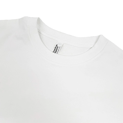 American Apparel 6.0oz ユニセックスTシャツ 襟元