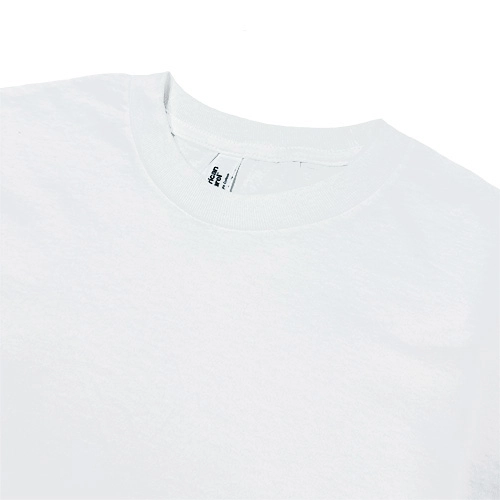 American Apparel　6.0ozユニセックスロングスリーブTシャツ 襟元