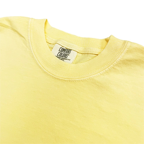Comfort Colors ガーメントダイTシャツ 襟元