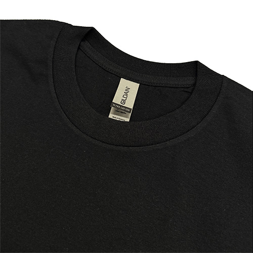 GILDAN 6.0oz ウルトラコットンポケットTシャツ 襟元