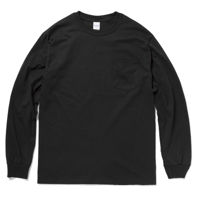 GILDAN 6.0oz ウルトラコットンロングスリーブポケットTシャツ