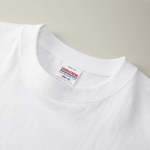 United Athle 5.6オンスハイクオリティーTシャツ KIDS SIZE 襟元