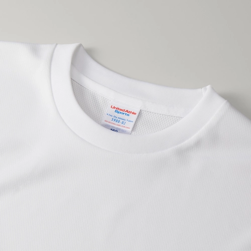 United Athle 4.1オンスドライアスレチックTシャツ KIDS SIZE　首もとは丈夫でしっかりしたリブ仕様